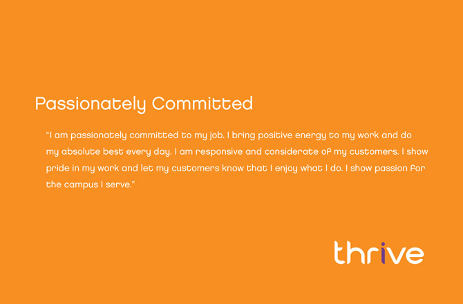thrive passionately committed